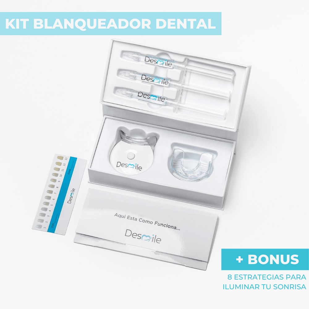 Kit Blanqueador Dental (tratamiento inicial de 6 días) + BONUS - Desmile - EU